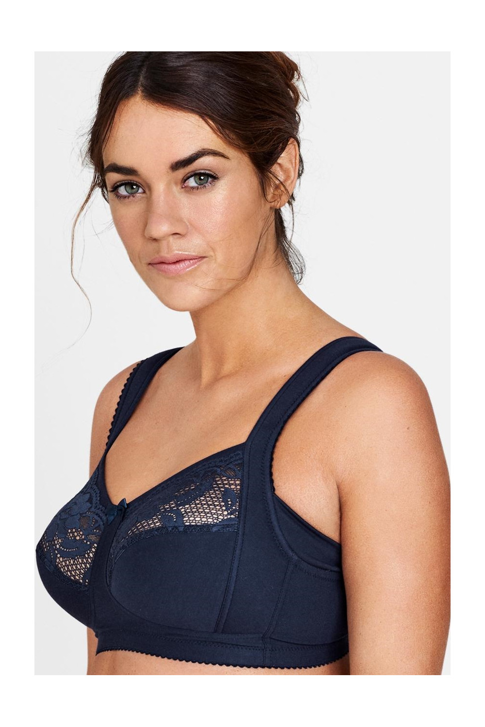 Soft Lace Underwired Support Bra by Miss Mary | David Nieper