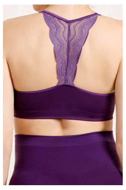 Στηθόδεσμος εγκυμοσύνης χωρίς μπανέλες και χωρίς ραφές. Με δαντέλα στο πίσω μέρος