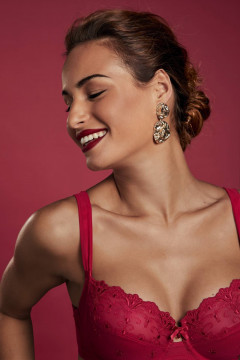 EDELWEISS - Romantic embroidered underwire bra