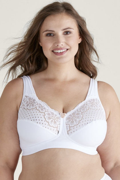 Cotton bloom soft bra